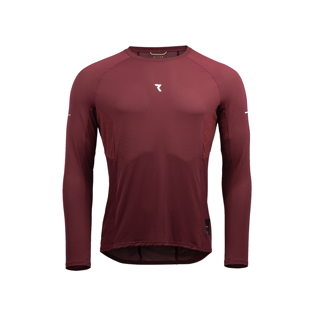 Magliette top mizuno marrone